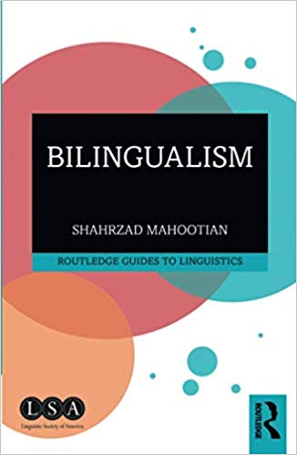 Image of the cover of Dr. Mahootian's book, "Bilingualism"