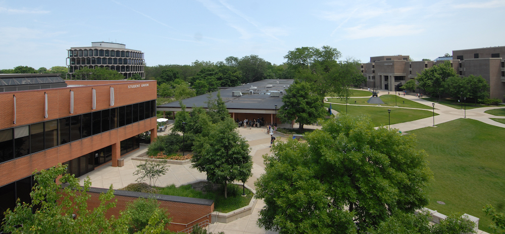 A view of the Main Campus of Northeastern Illinois University.