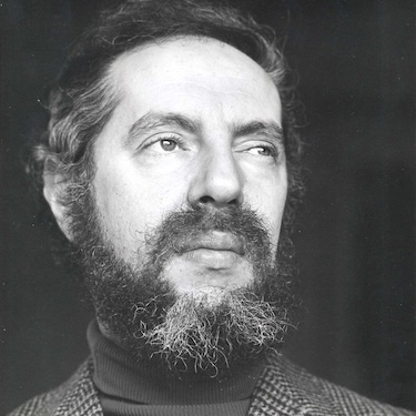 A black and white headshot photo of Leopold Segedin. Photo by L Klug.