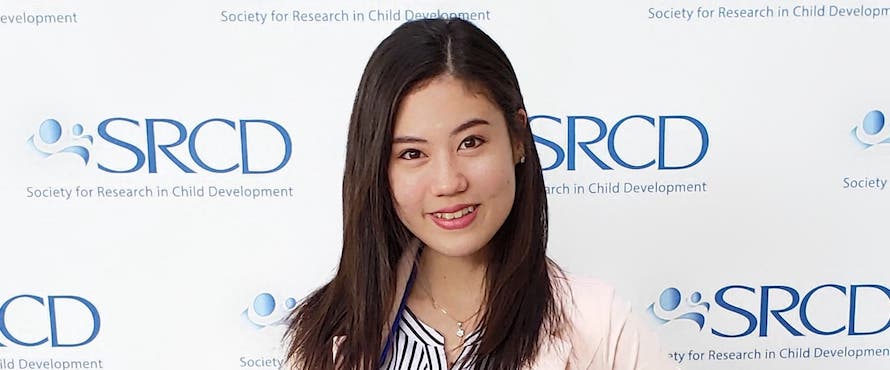 Photo of Yeo Eun (Grace) Yun at the 2019 Society for Research in Child Development (SRCD) Biennial Meeting.