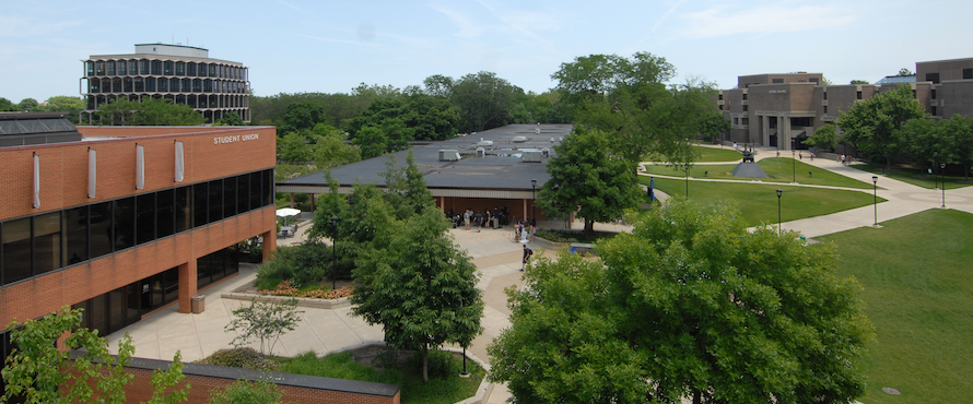 Areal photo of NEIU main campus