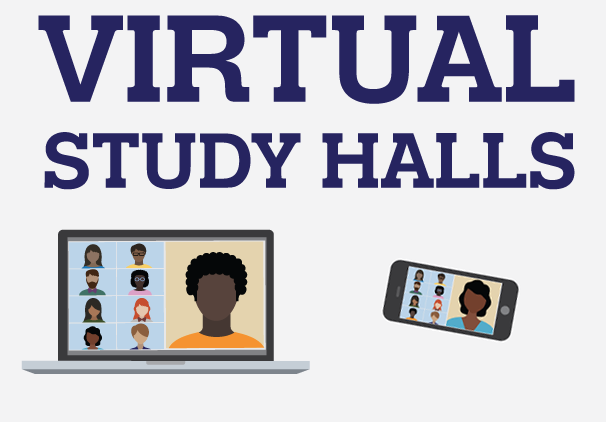 Virtual Study Halls graphic