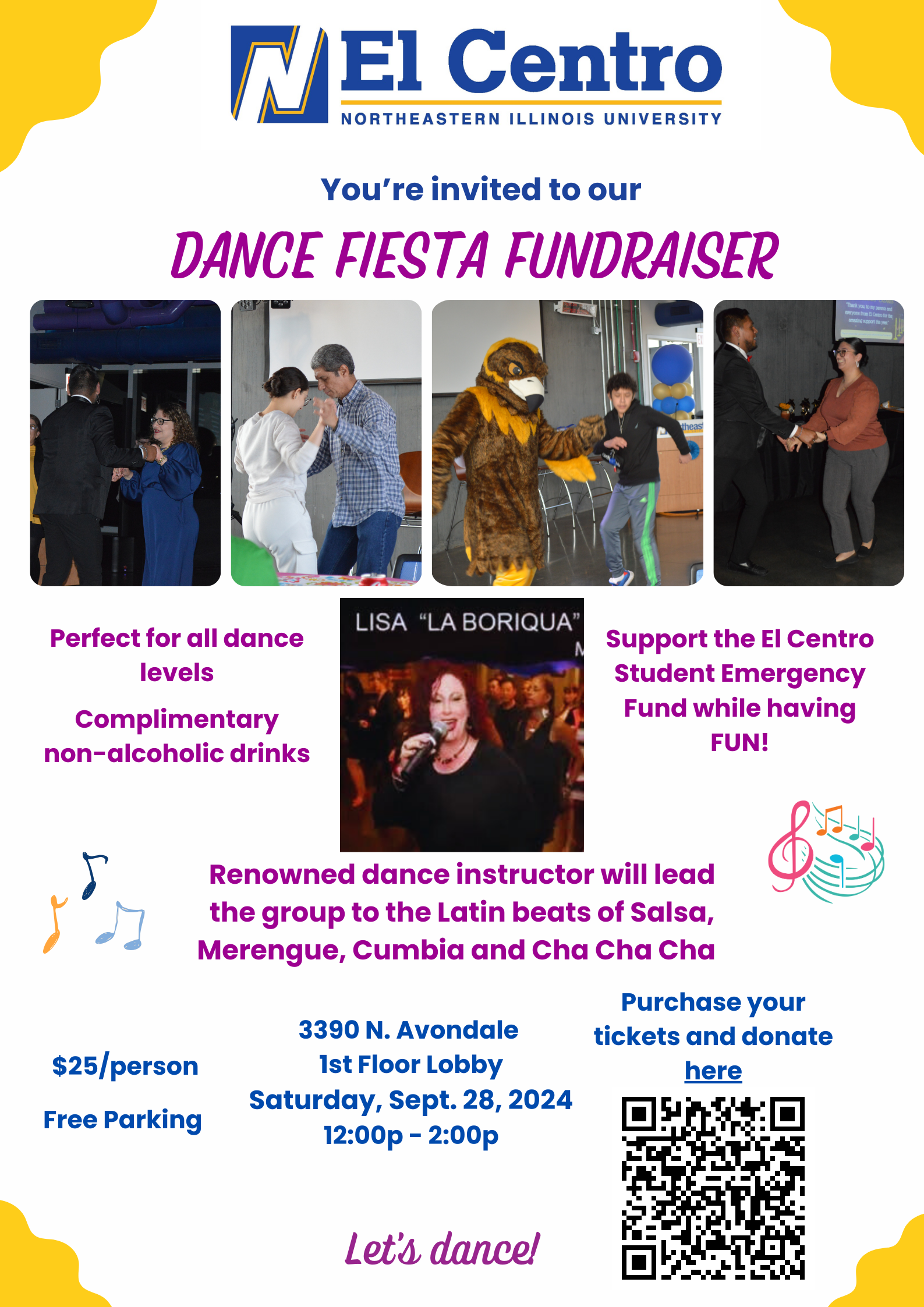 Dance Fiesta Fundraiser poster