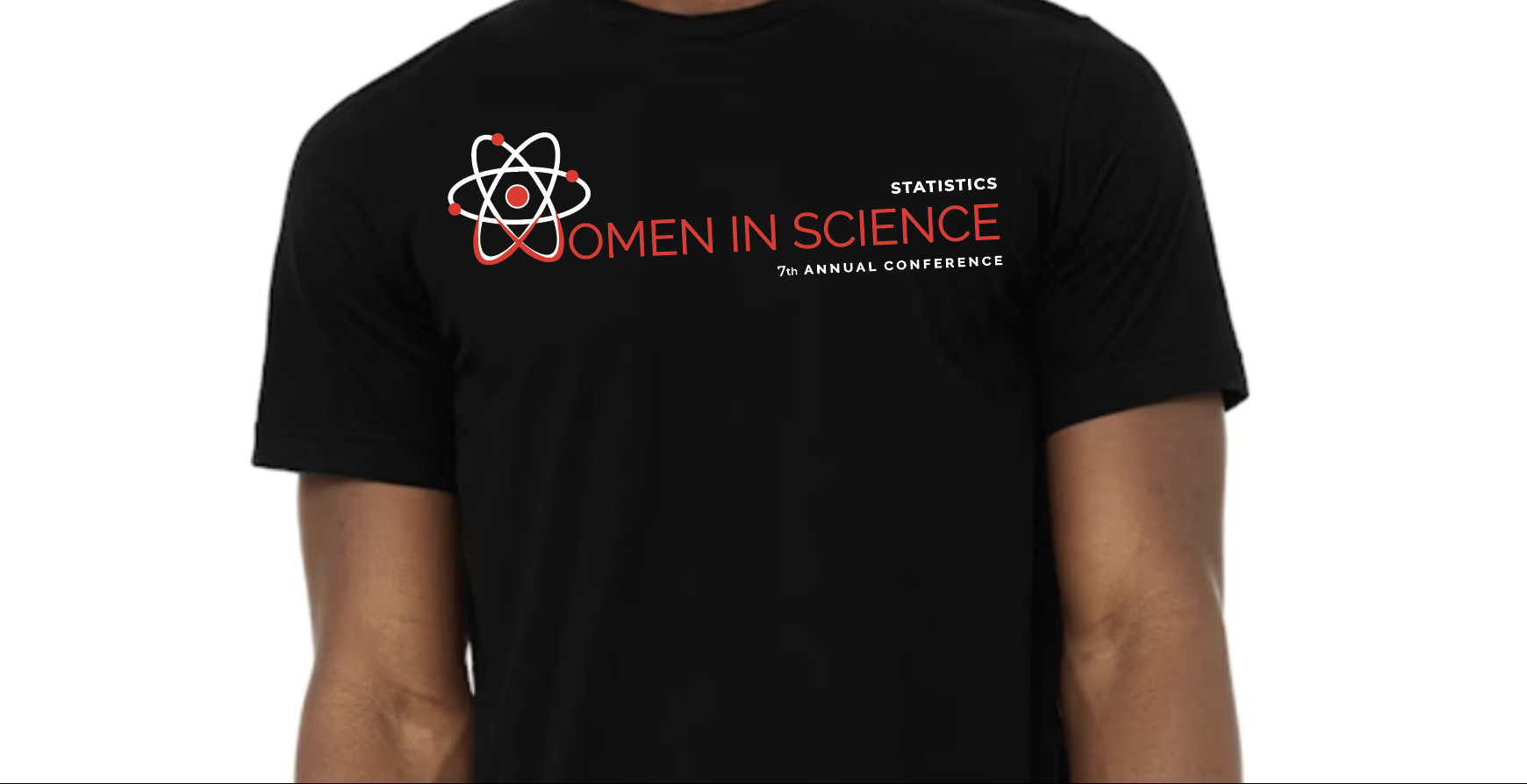 Women in Science black t-shirt